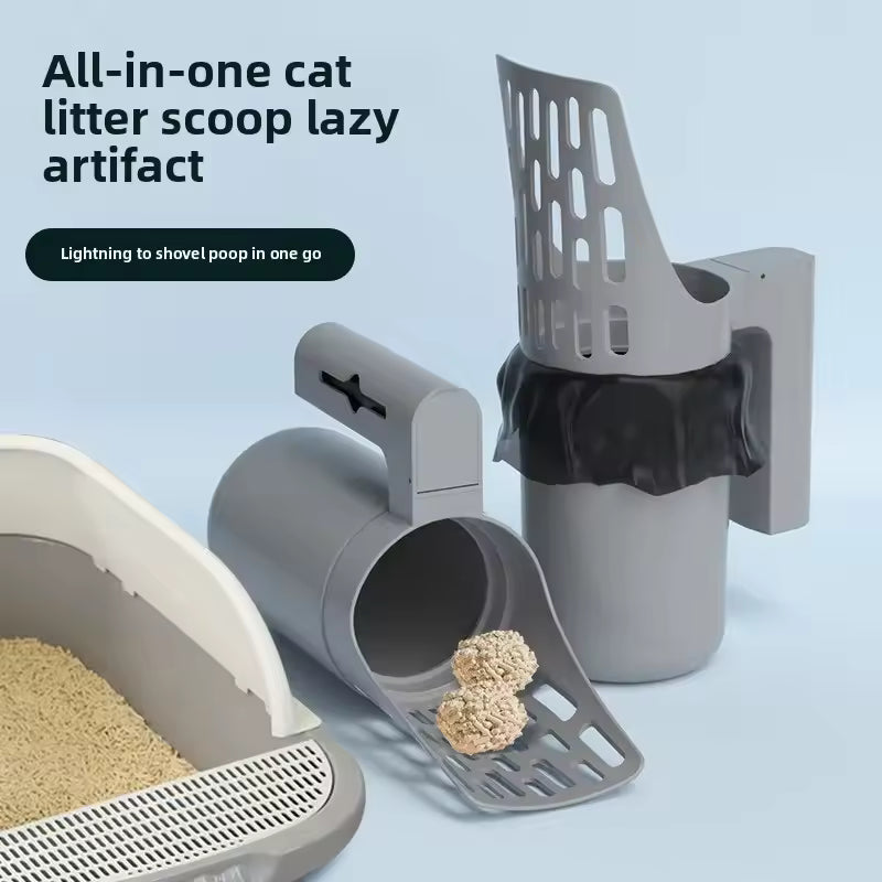 HugPupy HugPupy CleanScoop - before and after results showing product effectiveness, cat litter scoop, no-mess design, easy clean, durable construction