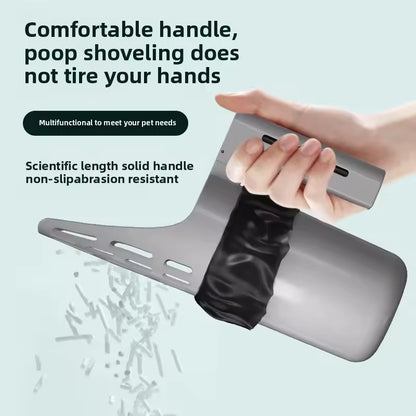HugPupy HugPupy CleanScoop - product packaging and what's included in the box, cat litter scoop, no-mess design, easy clean, durable construction