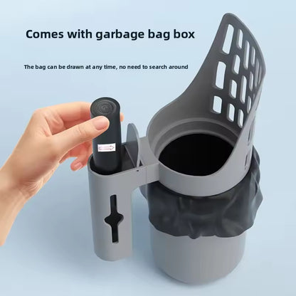 HugPupy HugPupy CleanScoop - color options and variations available for purchase, cat litter scoop, no-mess design, easy clean, durable construction