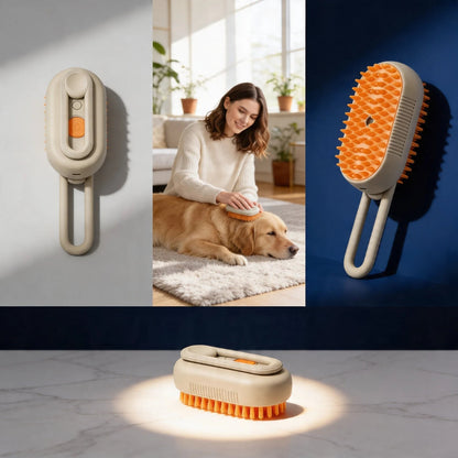 HugySteam™ 2-in-1 Pet Grooming Brush - Hugpupy