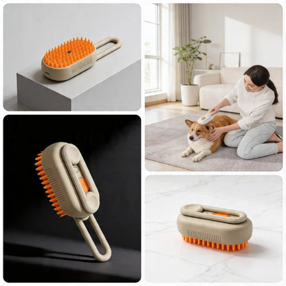 HugySteam™ 2-in-1 Pet Grooming Brush - Hugpupy