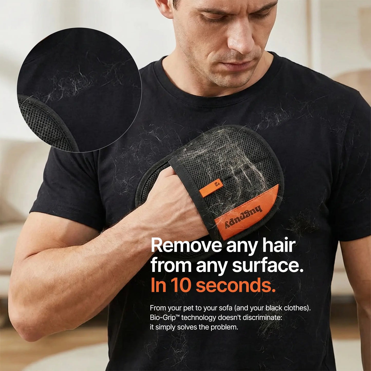 HugGroom™ Glove Matrix technology